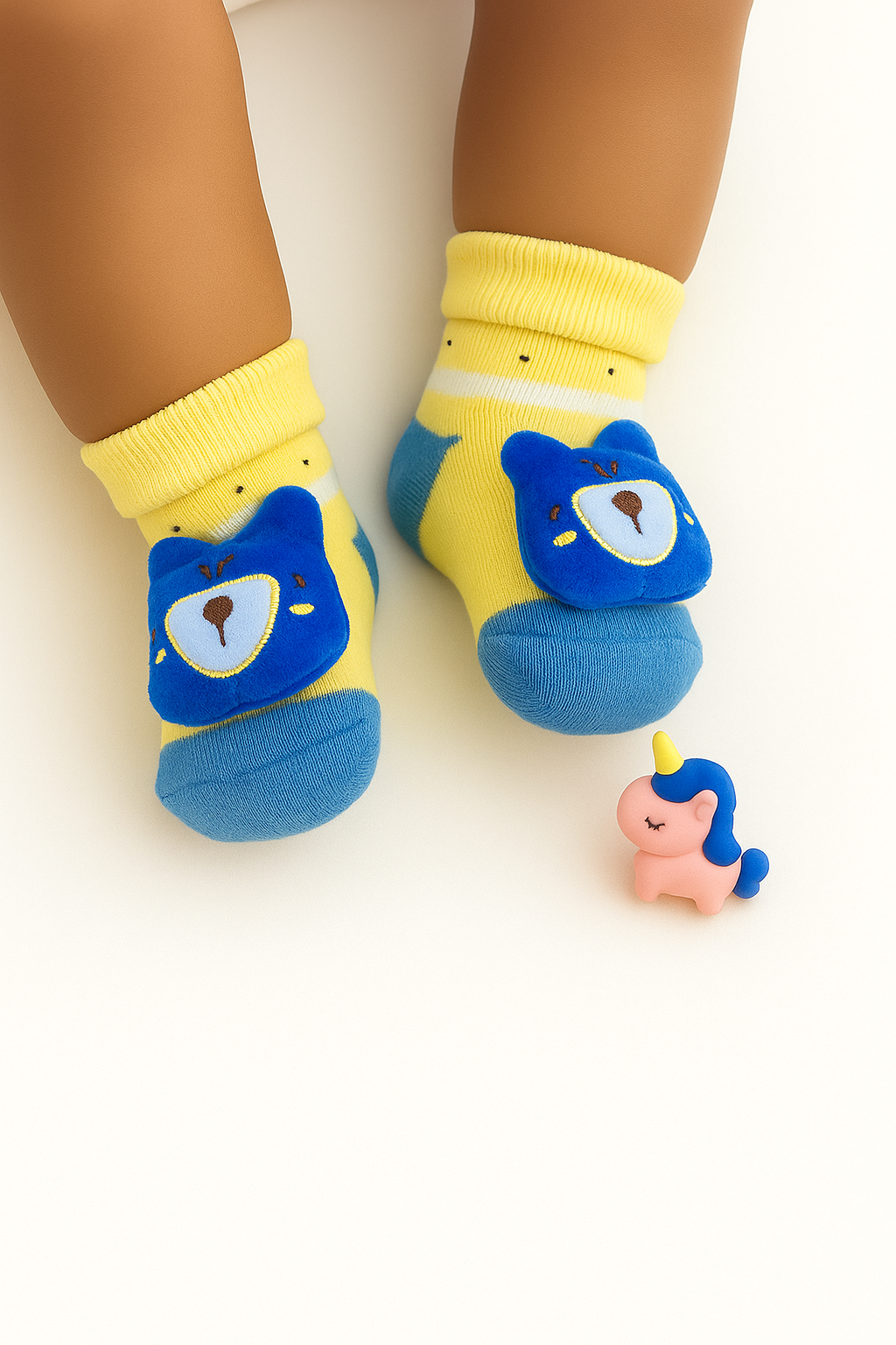 Blue Bear Baby Socks
