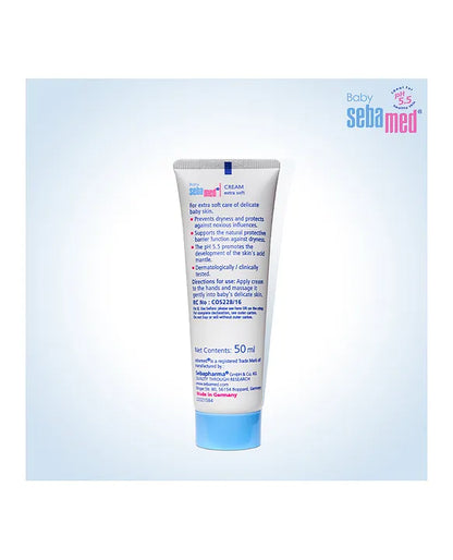 Sebamed Baby Cream Extra Soft|pH 5.5|Ideal for Dry Skin|50 ml