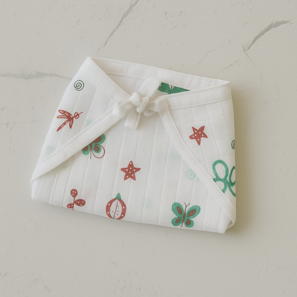 Garden Butterfly Muslin Nappy