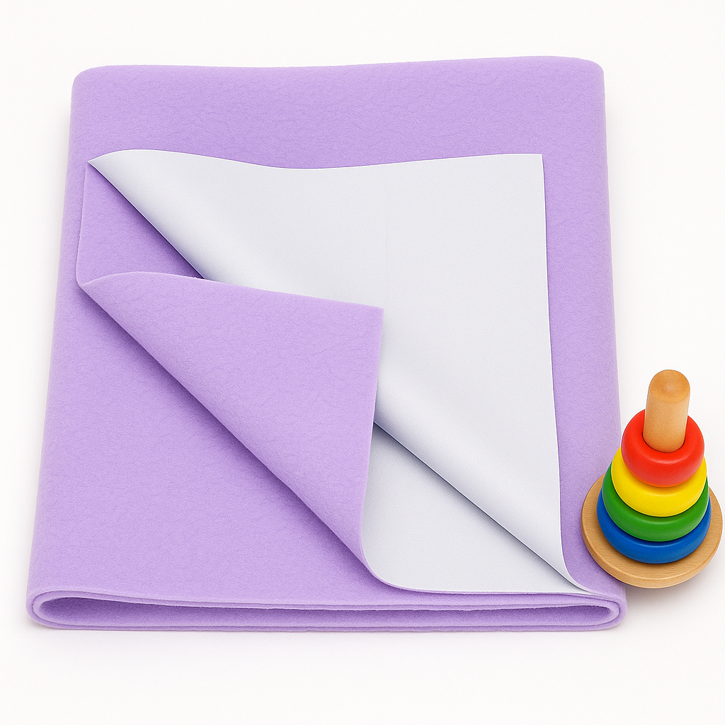 Purple Waterproof Bed Protecto