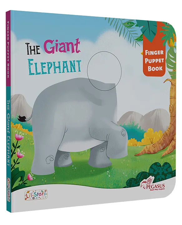 Pegasus - Finger Puppet Board Book - The Claw- Dinosaur & Elephant