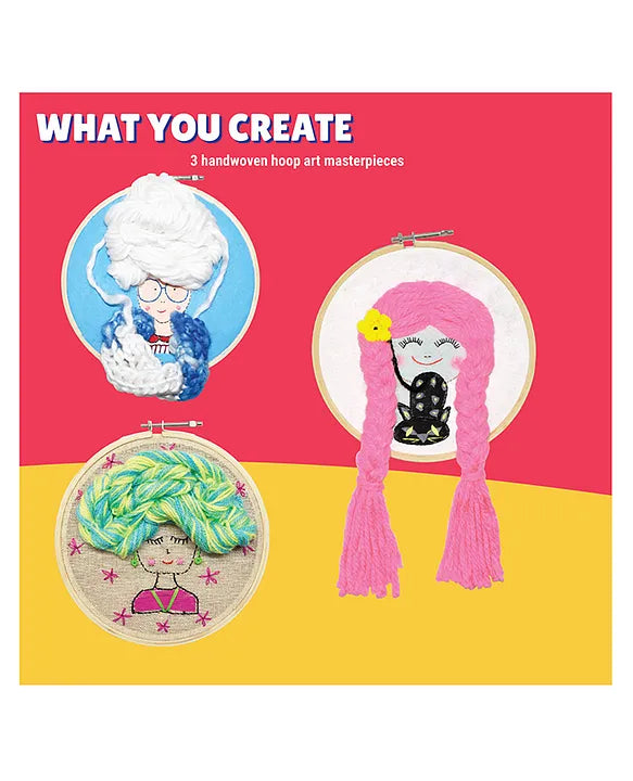 Kalakaram Diy Hoop Art Embroidery Kit,