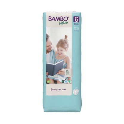 BAMBO NATURE TAPE DIAPERS (XXL) - Mamadada