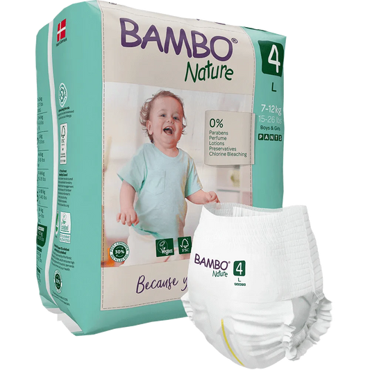 BAMBO NATURE PANT DIAPERS TALL (L) - Mamadada