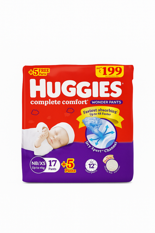 Huggies Complete Comfort Wonder Pants – NB/XS