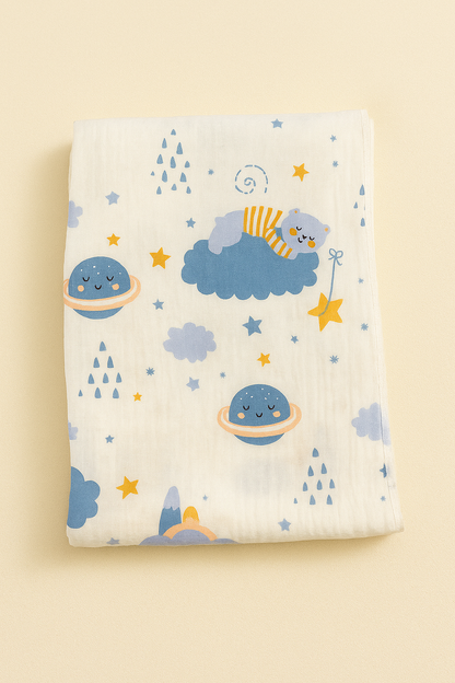 Sleepy Bear Planet Wrap