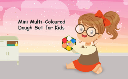 Funskool FunDough Mini Fun Pack – 6 Bright Colors - Mamadada