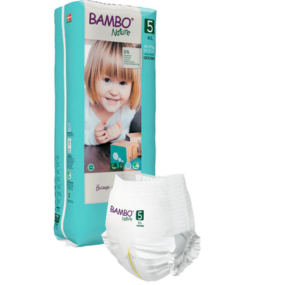 Bambo Nature Premium Baby Pants Diapers for Babies, XL Size (11-17 Kgs) - Mamadada