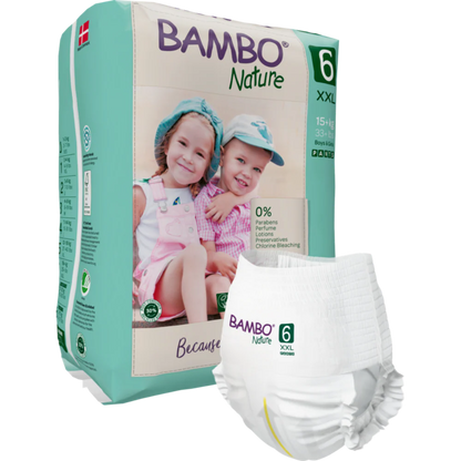 Bambo Nature Premium Baby Pants Diapers for Babies, XXL Size (15+ Kgs) - Mamadada
