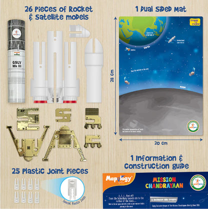 Mapology Mission Chandrayaan – 4-in-1 Space Exploration Model Kit