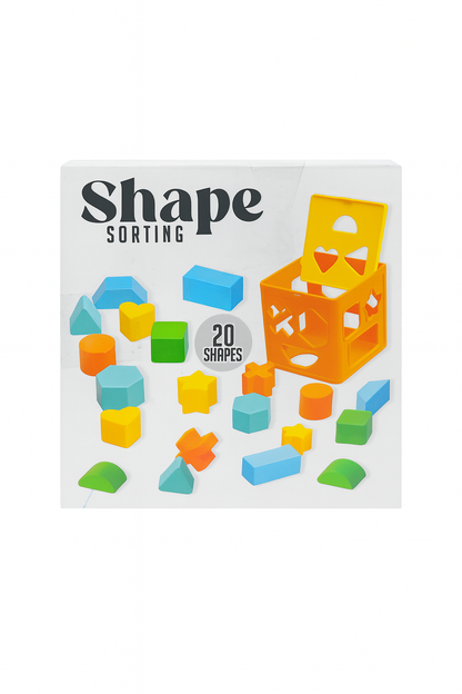 Shape Sorting Box – 20 Colorful Shapes
