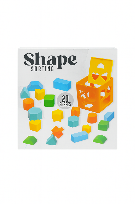 Shape Sorting Box – 20 Colorful Shapes