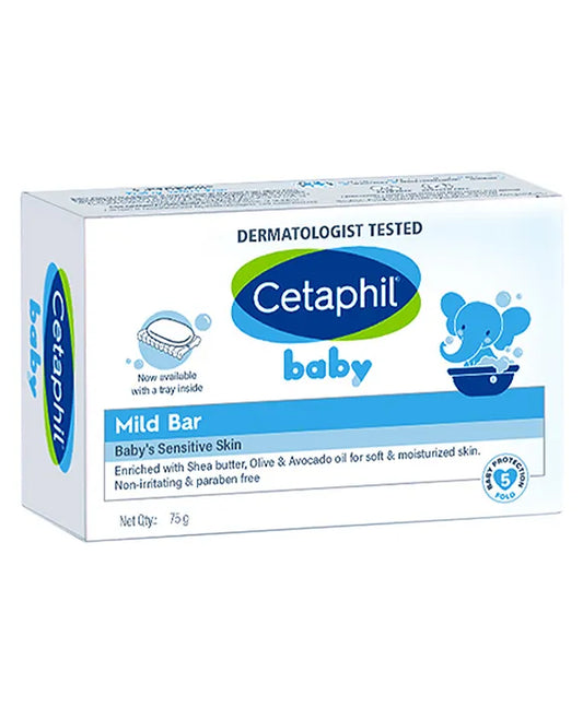 Cetaphil Baby Mild Bar with Shea Butter - 75gm - Mamadada