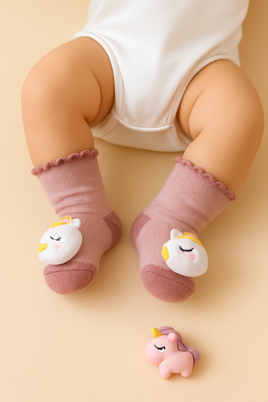 Swan Dreams Baby Socks