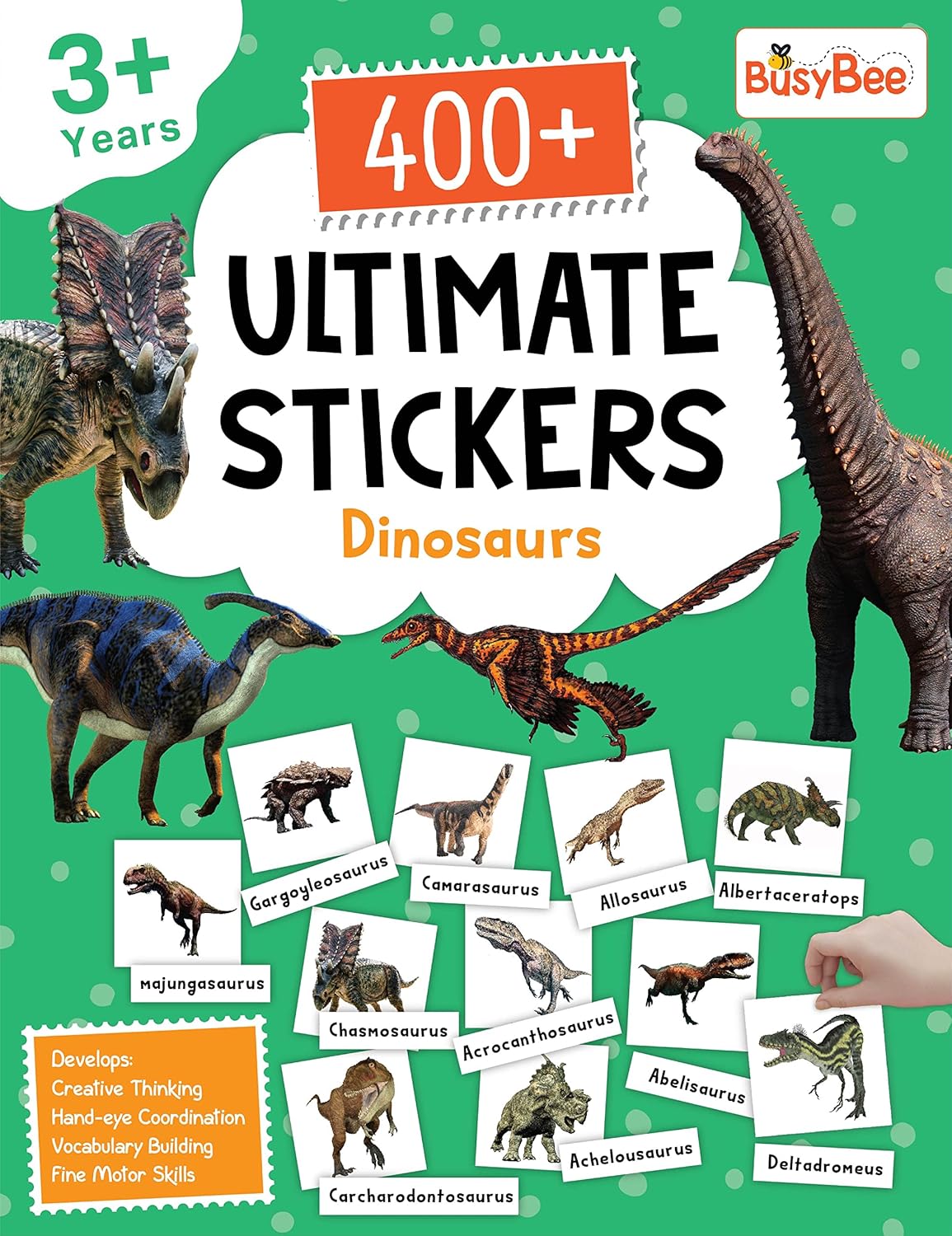 Pegasus - 400 ULTIMATE STICKER  Space and Science, Dinosaurs, World Around Us for 3+ Years Kids