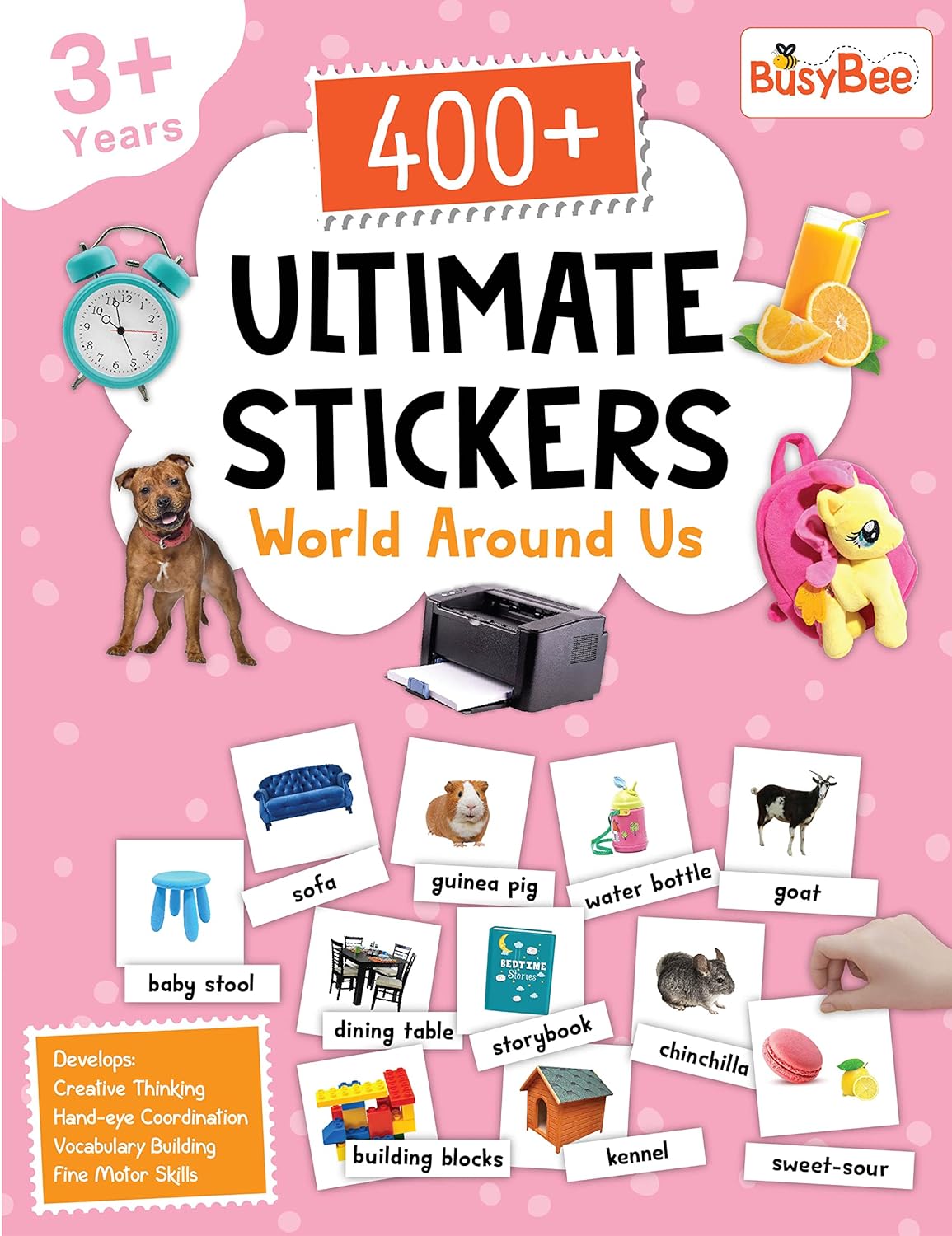 Pegasus - 400 ULTIMATE STICKER  Space and Science, Dinosaurs, World Around Us for 3+ Years Kids