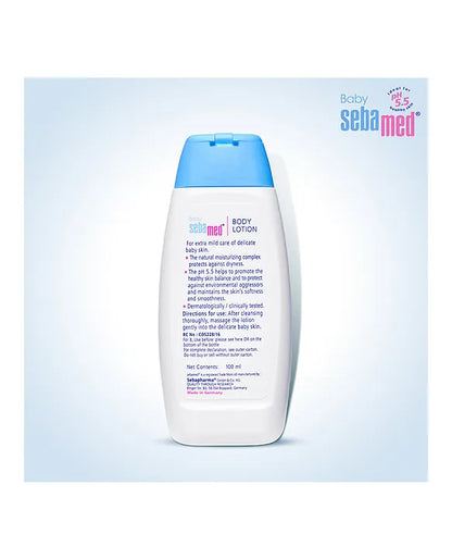 Sebamed Baby Body Lotion|pH 5.5|Long lasting moisturiser|Quickly absorbed| 100 ml