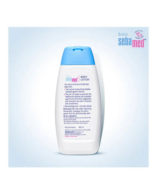 Sebamed Baby Body Lotion|pH 5.5|Long lasting moisturiser|Quickly absorbed| 100 ml