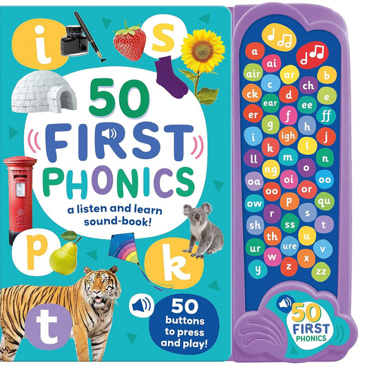 50 FIRST PHONICS A LISTEN AND LEARN SOUND BOOK - Shree Books