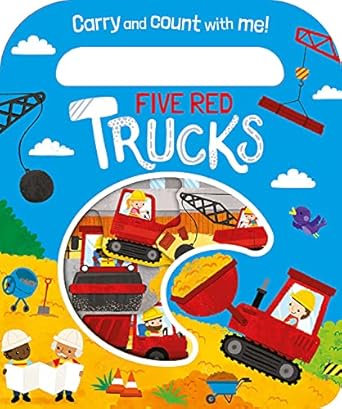 FIVE RED TRUCKS