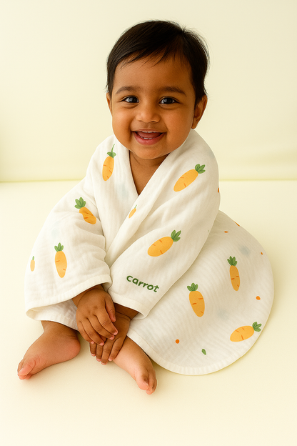 Carrot Cutie Towel Wrap