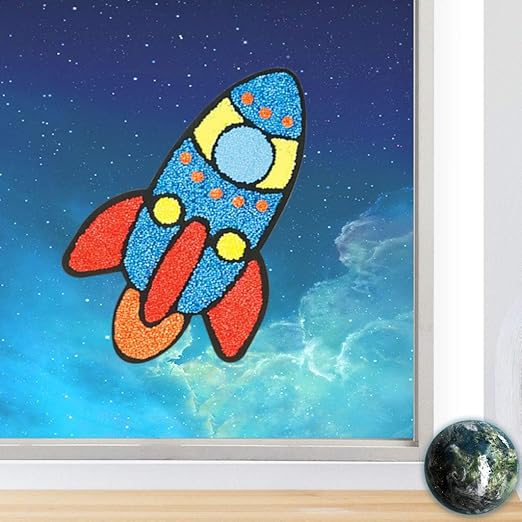 IMFM48(CLAY STICKER ROCKET)