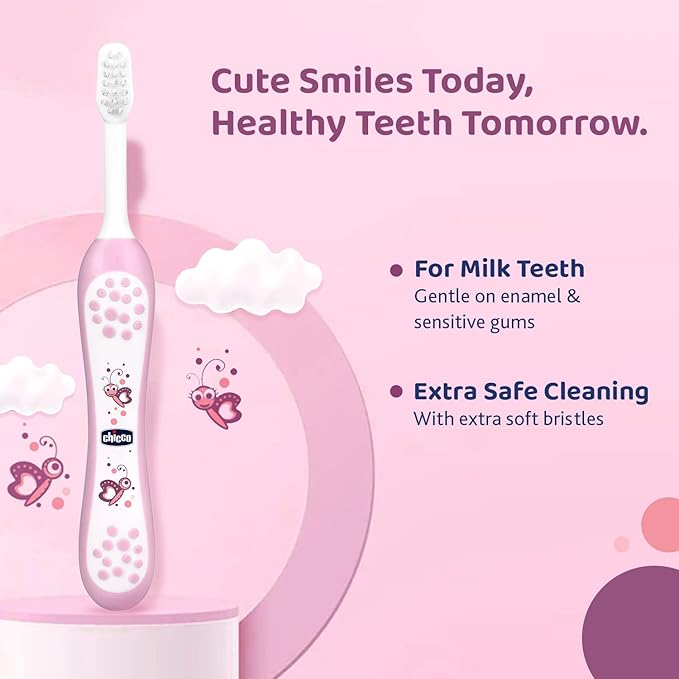 109770 TOOTH BRUSH PINK 6M-36M