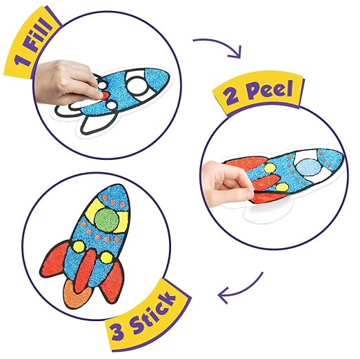IMFM48(CLAY STICKER ROCKET)