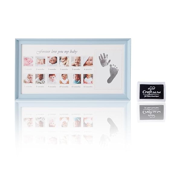 Baby’s First Year Memory Frame with Hand & Footprint Kit