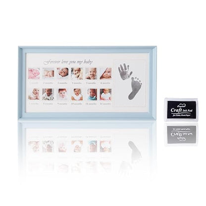 Baby’s First Year Memory Frame with Hand & Footprint Kit