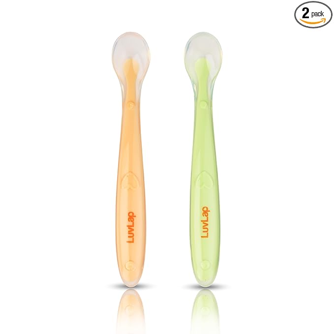 19093 BABY SOFT SILICON SPOON PK2