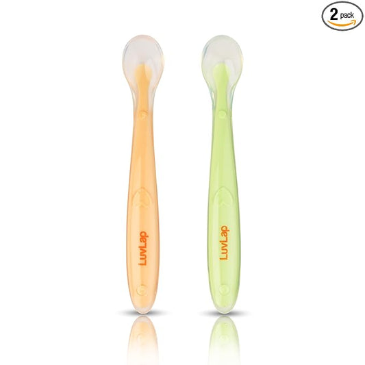 19093 BABY SOFT SILICON SPOON PK2