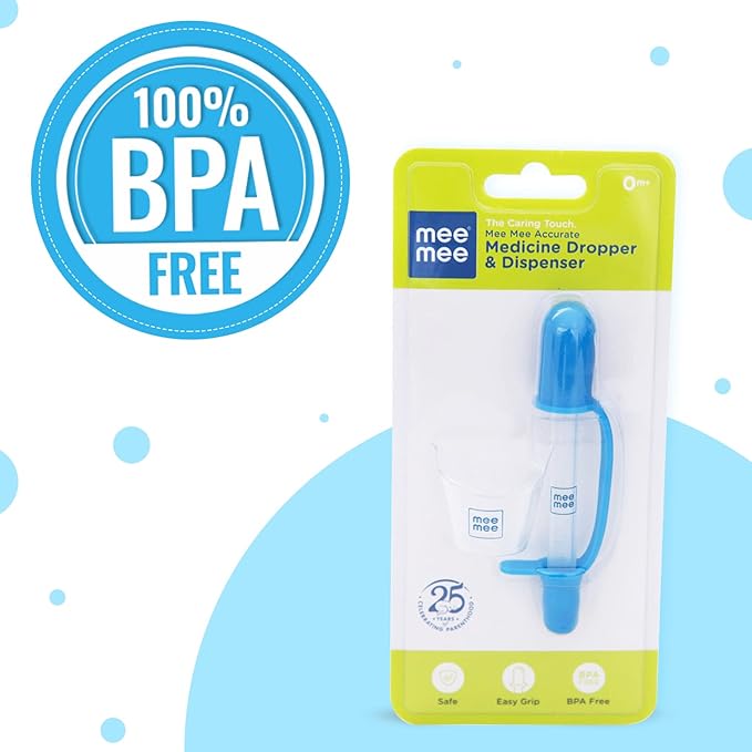 MMA-33020B BLU MEDICINE DROPPER