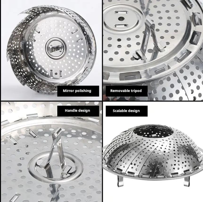 Stainless Steel Fruits Tray & Drainer Basket – Multipurpose Kitchen Strainer