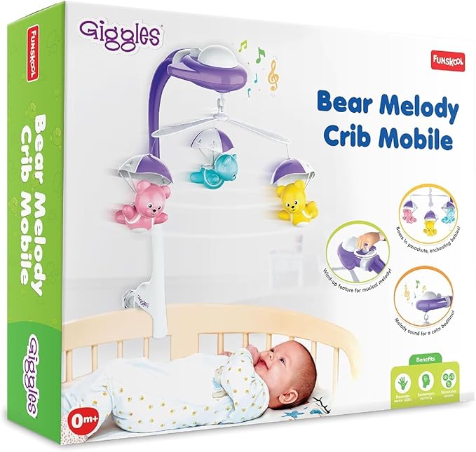 BEAR MELODY CRIB MOBILE
