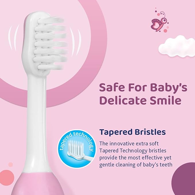 109770 TOOTH BRUSH PINK 6M-36M