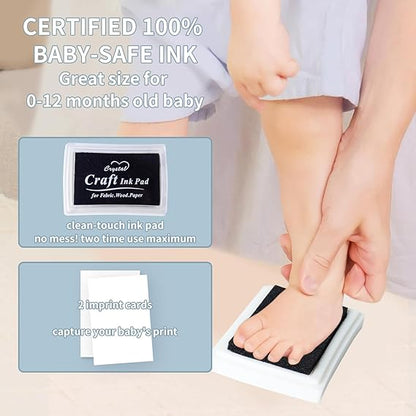 Baby’s First Year Memory Frame with Hand & Footprint Kit