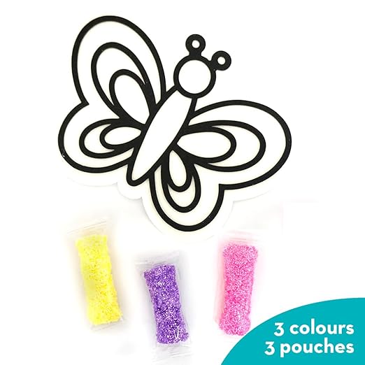 IMFM47(CLAY STICKER BUTTERFLY)