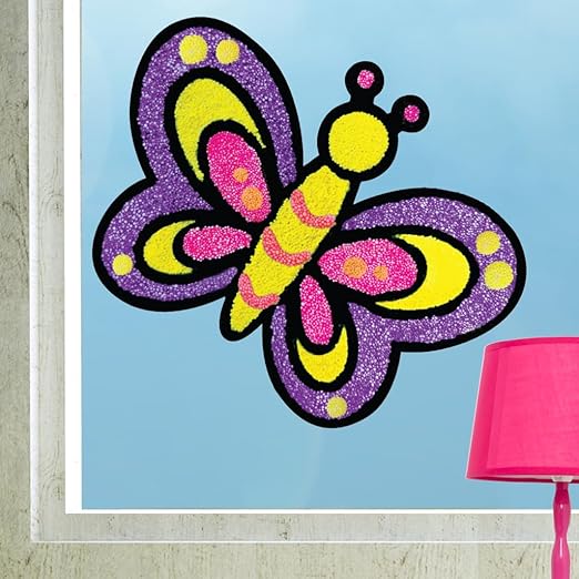 IMFM47(CLAY STICKER BUTTERFLY)