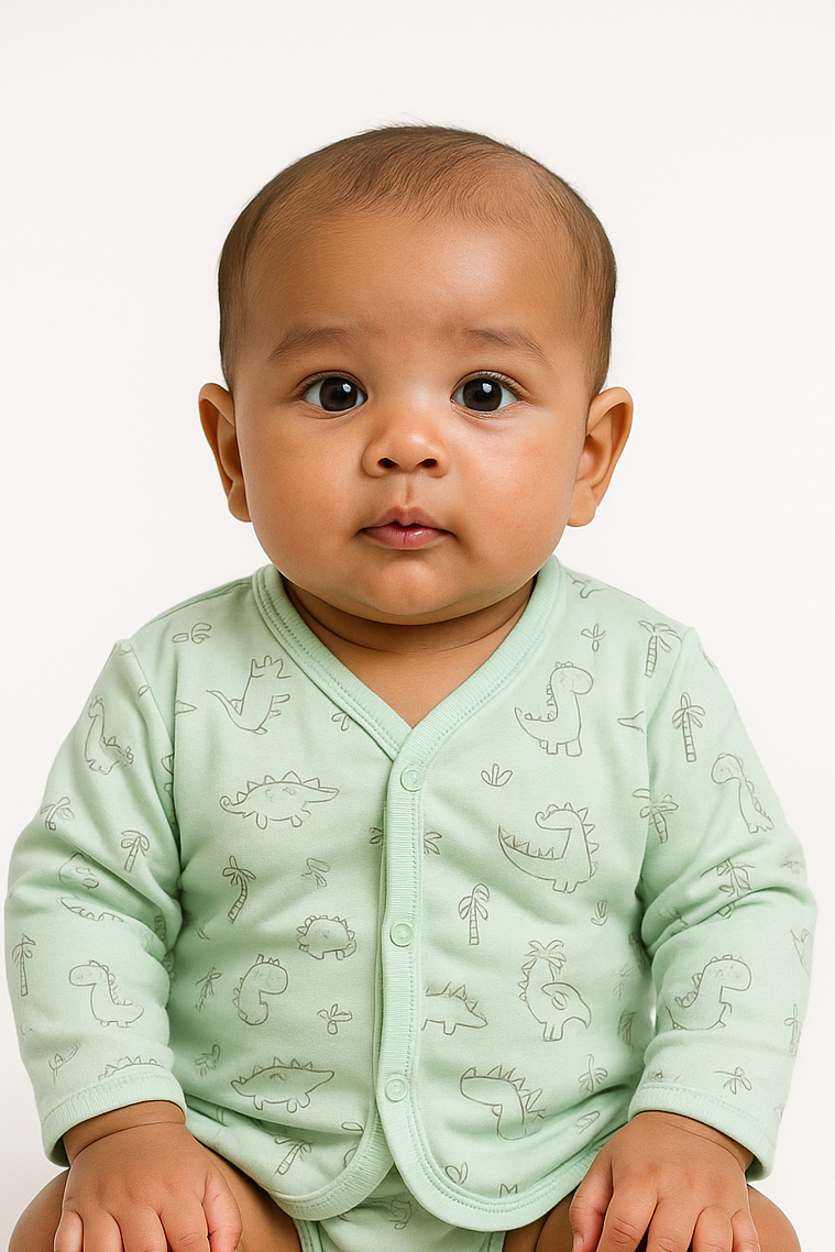 Dinosaur Long Sleeve Jabla (Mint)