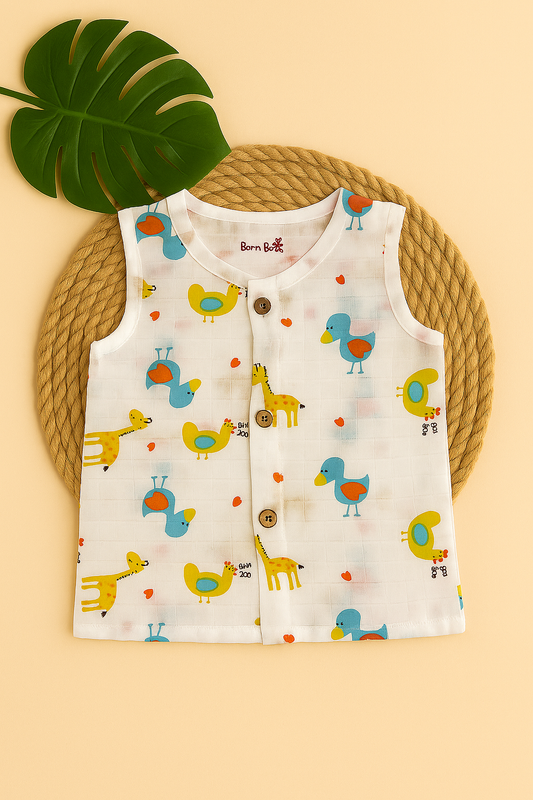 Giraffe & Bird Print Jabla