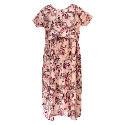 Pink Lily Feeding Maxi Dress