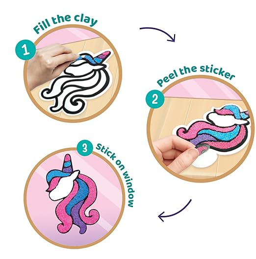 IMFM46(CLAY STICKER MICRO UNICORN)