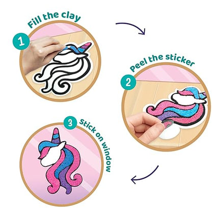 IMFM46(CLAY STICKER MICRO UNICORN)