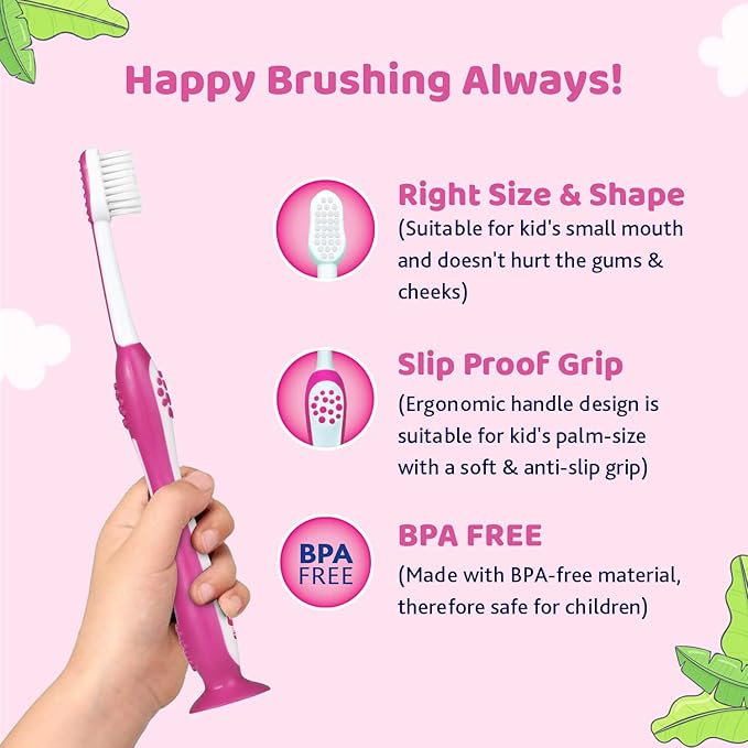 10980 TOOTH BRUSH PINK3Y-8Y