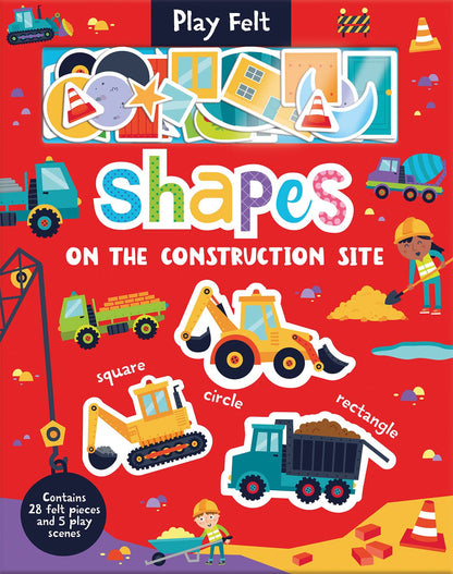 PLAY FELT;SHAPES ON THE CONSTRUCTION SITE
