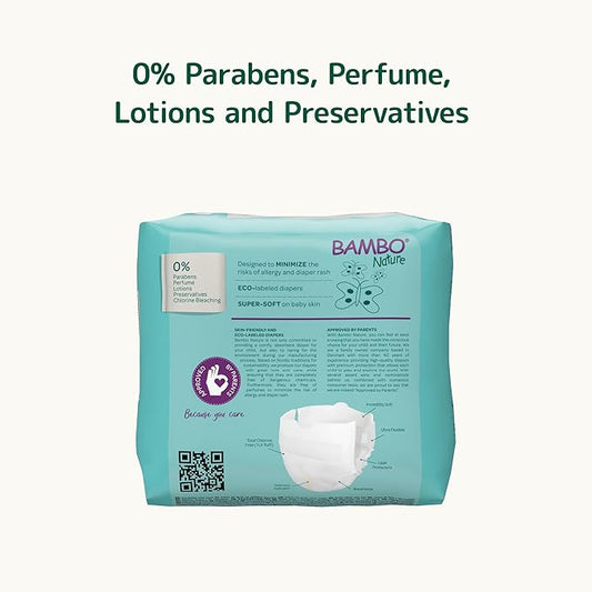 Bambo Nature Eco-Friendly Newborn Diapers – Size 0 (XXS)