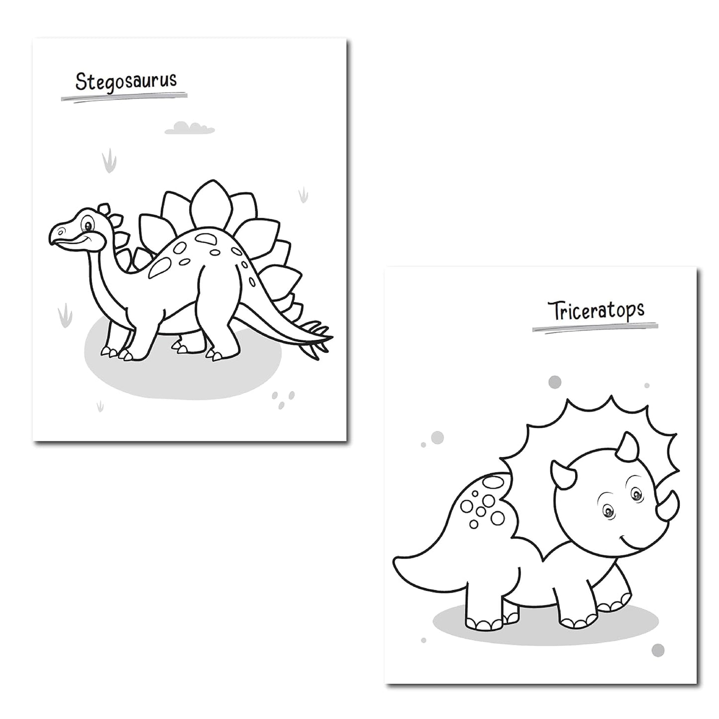 PEGASUS - Set of 4 Colouring Sticker Activity Book for 3+ Years Kids