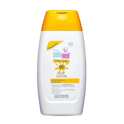 Sebamed Baby Sun Lotion|pH 5.5|Triple Protection from UV rays|Water & Sweat resistant|200 ml