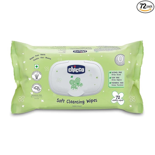 111960 SOFT CLEANSING WIPES 72PCS